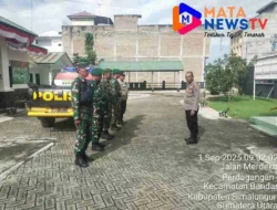 TNI-Polri Gelar Apel Gabungan di Simalungun, Antisipasi Demonstrasi ke DPRD