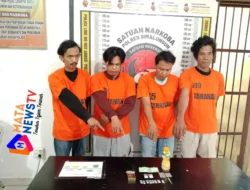 Sat Narkoba Polres Simalungun Bongkar Jaringan Narkoba, 4 (empat) Pelaku Diamankan dalam Operasi Dini Hari
