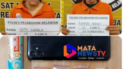 Rahmat Hidayat Tertangkap Basah Edarkan Sabu, Polisi Amankan Juga Seorang Wanita