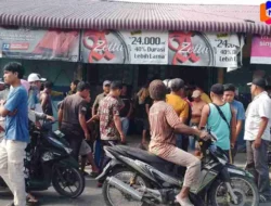 Nasib..Nasib…!  Ketahuan Saat Beraksi, 2 (dua) Pelaku Curanmor Babak Belur Dihajar Massa