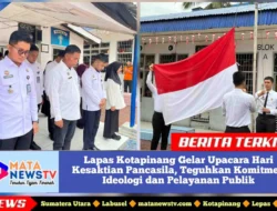Lapas Kotapinang Gelar Upacara Hari Kesaktian Pancasila, Teguhkan Komitmen Ideologi dan Pelayanan Publik