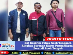 Sat Reskrim Polres Aceh Tenggara Ringkus Buronan Kasus Penganiayaan Berat di Aceh Tengah