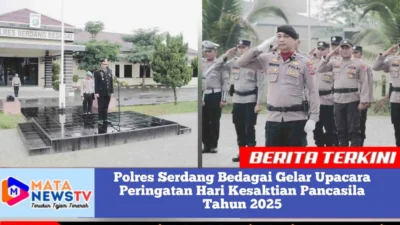 Polres Serdang Bedagai Gelar Upacara Peringatan Hari Kesaktian Pancasila Tahun 2025