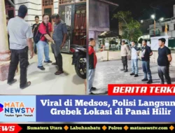 Viral di Medsos, Polisi Langsung Grebek Lokasi di Panai Hilir