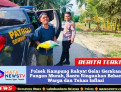 Polsek Kampung Rakyat Gelar Gerakan Pangan Murah, Bantu Ringankan Beban Warga dan Tekan Inflasi