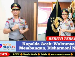 Kapolda Aceh: Waktunya Membangun, Disharmoni No