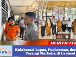 Sinergi Perangi Narkoba, Lapas Kotapinang Tes Urine Mendadak Petugas dan Warga Binaan