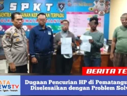 Dugaan Pencurian HP di Pematangsiantar Diselesaikan dengan Problem Solving