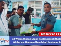 22 Warga Binaan Lapas Rantauprapat Khatam 30 Juz Al-Qur’an, Suasana Haru Iringi Lantunan Ayat Suci