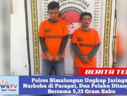 Polres Simalungun Ungkap Jaringan Narkoba di Parapat, Dua Pelaku Ditangkap Bersama 5,35 Gram Sabu