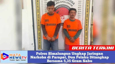 Polres Simalungun Ungkap Jaringan Narkoba di Parapat, Dua Pelaku Ditangkap Bersama 5,35 Gram Sabu