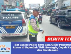 Sat Lantas Polres Batu Bara Gelar Pengaturan Lalu Lintas di Sejumlah Titik Strategis, Cegah Kemacetan dan Kecelakaan