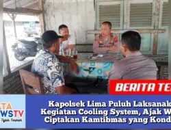 Kapolsek Lima Puluh Laksanakan Kegiatan Cooling System, Ajak Warga Ciptakan Kamtibmas yang Kondusif