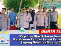 Kapolres Nias Selatan Dorong Ketahanan Pangan Lewat Penanaman Jagung Serentak Kuartal IV