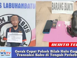 Gerak Cepat Polsek Bilah Hulu Gagalkan Transaksi Sabu di Tengah Perkebunan