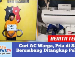 Curi AC Warga, Pria di Sei Berombang Ditangkap Polisi