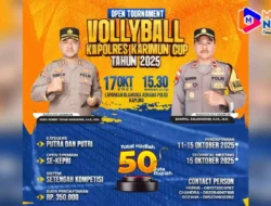 Open Tournament Volly Ball Kapolres Karimun Cup 2025 Resmi Digelar, Total Hadiah Capai Rp 50 Juta