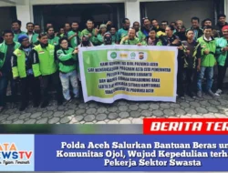 Polda Aceh Salurkan Bantuan Beras untuk Komunitas Ojol, Wujud Kepedulian terhadap Pekerja Sektor Swasta