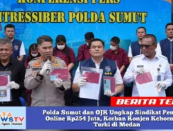 Polda Sumut dan OJK Ungkap Sindikat Penipuan Online Rp254 Juta, Korban Konjen Kehormatan Turki di Medan