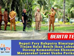 Bupati Fery Sahputra Simatupang Tinjau Balai Benih Ikan Labusel, Dorong Kemandirian Ekonomi Masyarakat Lewat Usaha Perikanan