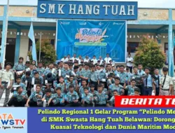Pelindo Regional 1 Gelar Program “Pelindo Mengajar” di SMK Swasta Hang Tuah Belawan: Dorong Siswa Kuasai Teknologi dan Dunia Maritim Modern