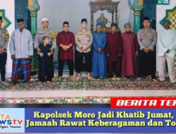 Kapolsek Moro Jadi Khatib Jumat, Ajak Jamaah Rawat Keberagaman dan Toleransi