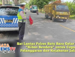 Sat Lantas Polres Batu Bara Gelar Patroli “Kibas Bendera” untuk Cegah Pelanggaran dan Kejahatan Jalanan