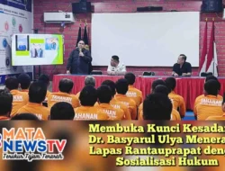 Membuka Kunci Kesadaran: Dr. Basyarul Ulya Menerangi Lapas Rantauprapat dengan Sosialisasi Hukum
