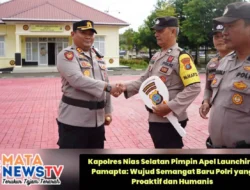 Kapolres Nias Selatan Pimpin Apel Launching Pamapta: Wujud Semangat Baru Polri yang Proaktif dan Humanis