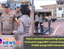 Polres Samosir Launching Pamapta, Perkuat Fungsi SPKT untuk Pelayanan Publik yang Lebih Humanis
