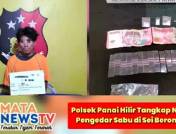 Polsek Panai Hilir Tangkap Nelayan Pengedar Sabu di Sei Berombang