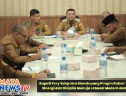 Bupati Fery Sahputra Simatupang Pimpin Rakor: Tegaskan Sinergi dan Disiplin Menuju Labusel Modern dan Mandiri