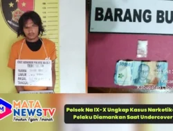 Polsek Na IX-X Ungkap Kasus Narkotika, Satu Pelaku Diamankan Saat Undercover Buy