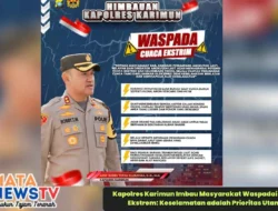 Kapolres Karimun Imbau Masyarakat Waspadai Cuaca Ekstrem: Keselamatan adalah Prioritas Utama