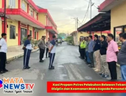 Kasi Propam Polres Pelabuhan Belawan Tekankan Disiplin dan Keamanan Mako kepada Personel Piket