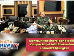 Meneguhkan Sinergi dan Stabilitas, Kalapas Binjai Jalin Silaturahmi ke Kodim 0203/Langkat