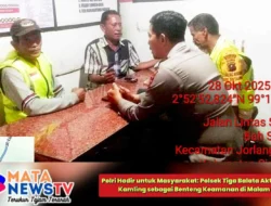 Polri Hadir untuk Masyarakat: Polsek Tiga Balata Aktifkan Pos Kamling sebagai Benteng Keamanan di Malam Hari