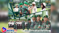 Ratusan Kadet Muda SMK Binaan Korem 022/PT Ikuti Pelatihan KKRI di Rindam I/Bukit Barisan