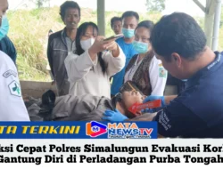 Reaksi Cepat Polres Simalungun Evakuasi Korban Gantung Diri di Perladangan Purba Tongah