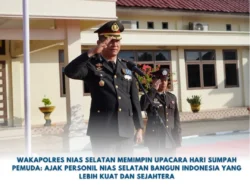 Wakapolres Nias Selatan Ajak Personel Rawat Semangat Sumpah Pemuda untuk Membangun Indonesia yang Lebih Kuat dan Sejahtera