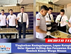 Tingkatkan Kesiapsiagaan, Lapas Kotapinang Gelar Operasi Rolling dan Perawatan Kunci Gembok Kamar Warga Binaan