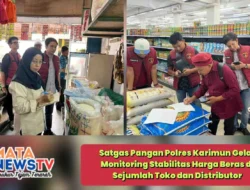 Satgas Pangan Polres Karimun Gelar Monitoring Stabilitas Harga Beras di Sejumlah Toko dan Distributor