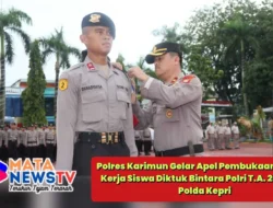 Polres Karimun Gelar Apel Pembukaan Latihan Kerja Siswa Diktuk Bintara Polri T.A. 2025 SPN Polda Kepri