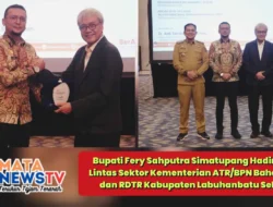 Bupati Fery Sahputra Simatupang Hadiri Rakor Lintas Sektor Kementerian ATR/BPN Bahas RTRW dan RDTR Kabupaten Labuhanbatu Selatan