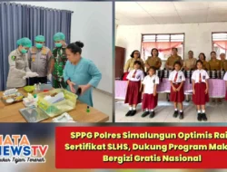 SPPG Polres Simalungun Optimis Raih Sertifikat SLHS, Dukung Program Makan Bergizi Gratis Nasional