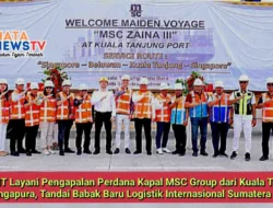 PT PMT Layani Pengapalan Perdana Kapal MSC Group dari Kuala Tanjung ke Singapura, Tandai Babak Baru Logistik Internasional Sumatera Utara