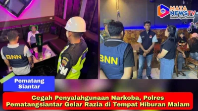 Cegah Penyalahgunaan Narkoba, Polres Pematangsiantar Gelar Razia di Tempat Hiburan Malam