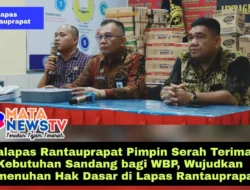 Kalapas Rantauprapat Pimpin Serah Terima Kebutuhan Sandang bagi WBP, Wujudkan Pemenuhan Hak Dasar di Lapas Rantauprapat