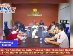Kapolres Pematangsiantar Pimpin Rakor Bersama Supplier SPPG Bahas Evaluasi dan Kualitas Pemenuhan Gizi