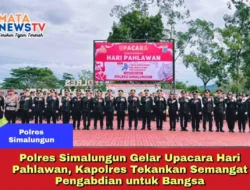 Polres Simalungun Gelar Upacara Hari Pahlawan, Kapolres Tekankan Semangat Pengabdian untuk Bangsa